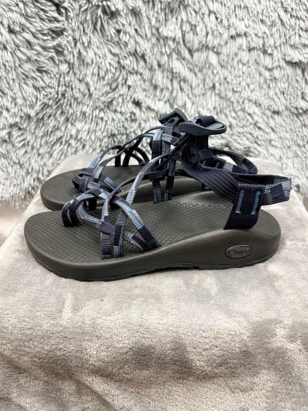 Chaco Sandals Womens 7 Blue Eitherway ZX/2 Classic Toe Loop Outdoor Sport Hiking